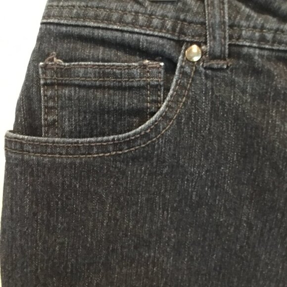 Charter Club Jeans Jean Shop Women's Size 8 Short Classic Fit Embellished Dark - Picture 8 of 8